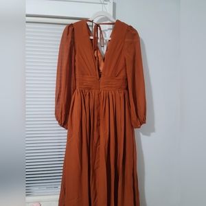V NIAX, Wedding dress, burnt orange, Size 8